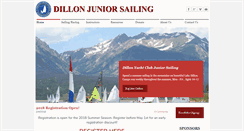 Desktop Screenshot of dillonjuniorsailing.com